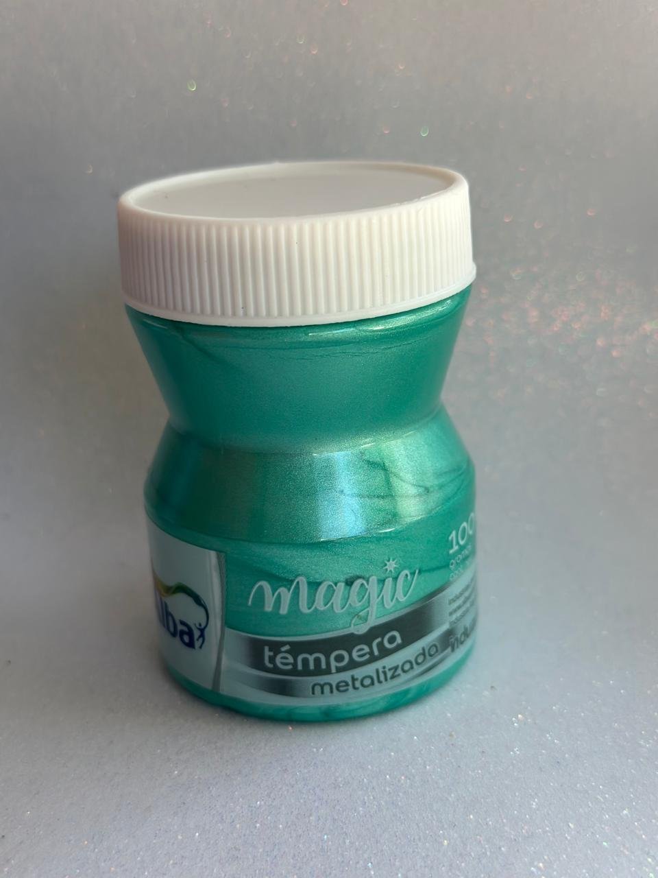 TEMPERA ALBAMAGIC x 100 GRS COLOR VERDE METALIZADO