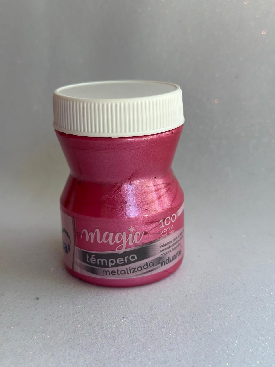 TEMPERA ALBAMAGIC x 100 GRS COLOR ROSA METALIZADO