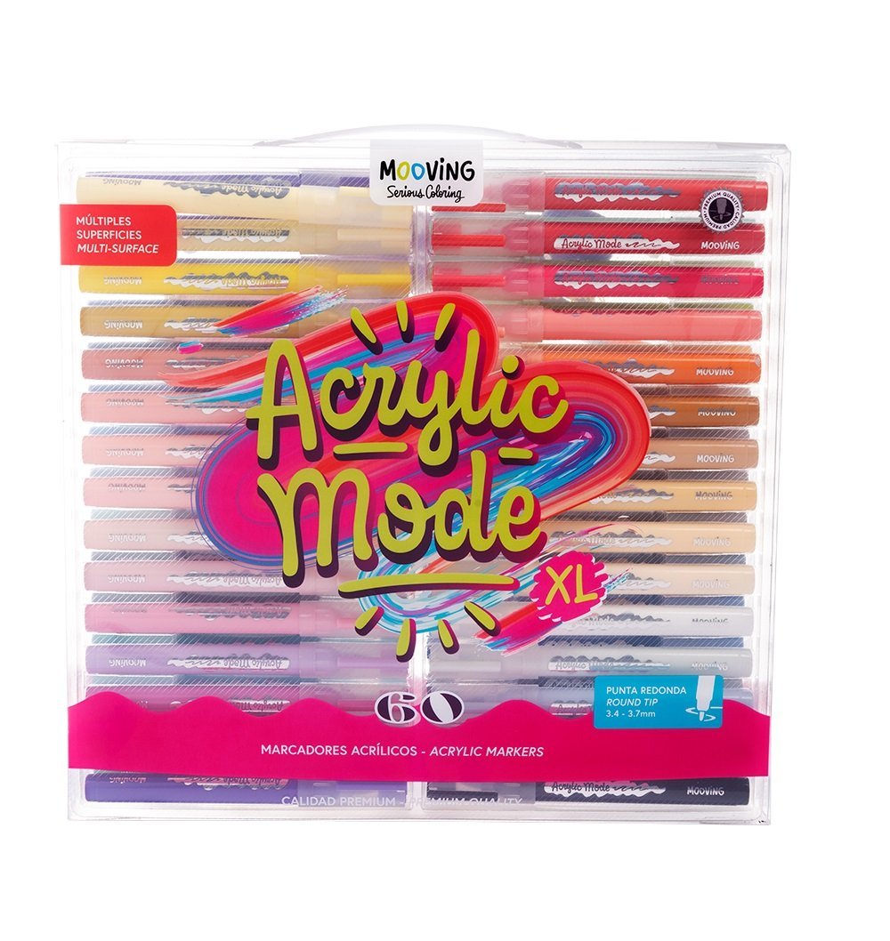 MARCADOR COLORING ACRILICOS x 60 3022160
