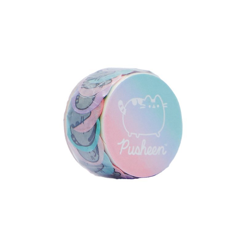 MOOVING AT WORK PUSHEEN WASHI TAPE STICKERS REDONDOS    2072110106