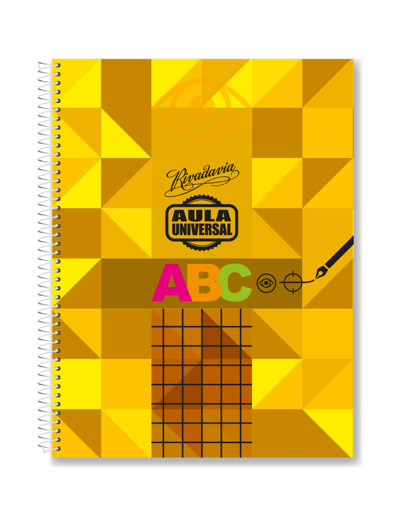 CUADERNO RIVADAVIA ABC 21×,27 AULA UNIVERSAL 60 HOJAS CUADRO
