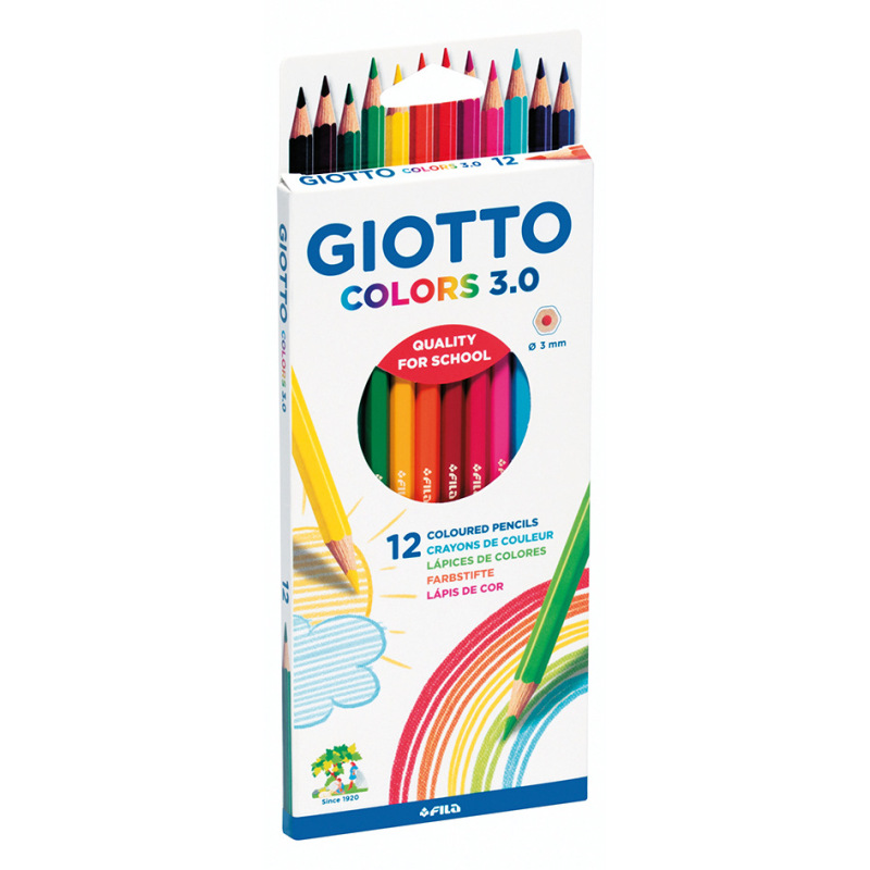 LAPIZ GIOTTO 3.0 x 12 COLORES