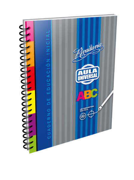 CUADERNO RIVADAVIA ABC 21×,27 E.INICIAL AULA UNIVERSAL 60 HOJAS