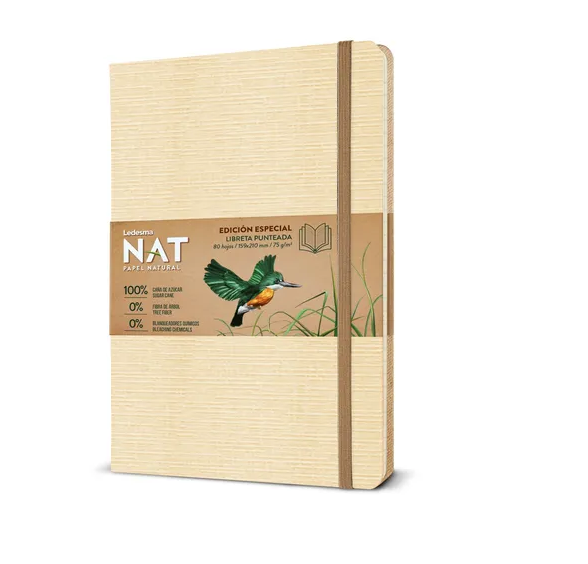LIBRETA LEDESMA NAT 16×,21 90 HOJAS PUNTEADA