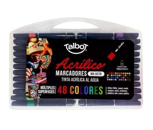 MARCADOR TALBOT ACRILICO VALIJA X 48  7542