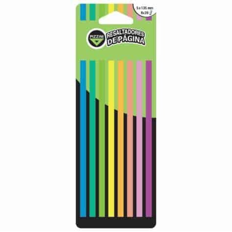 NOTAS ADHESIVAS PIZZINI RESALTADOR FLUO 20 HS 5x 135 mm NA513520X8F