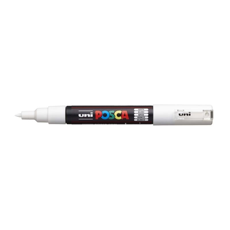 MARCADOR UNI POSCA PC-1M PUNTA FINA BLANCO