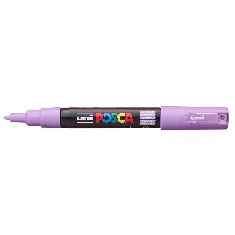 MARCADOR UNI POSCA PC-1M PUNTA FINA LAVANDA