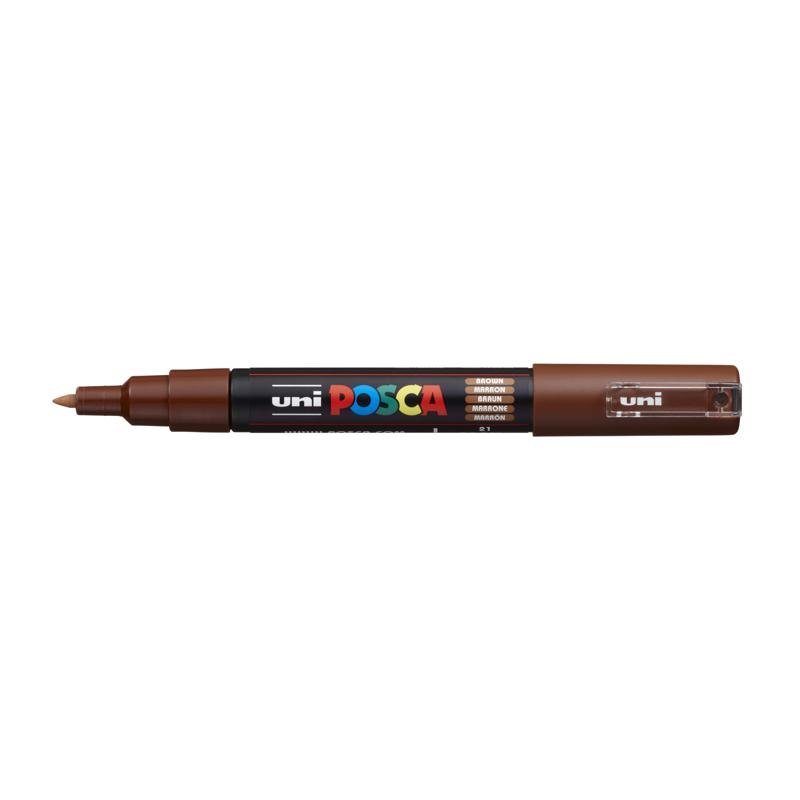 MARCADOR UNI POSCA PC-1M PUNTA FINA MARRON