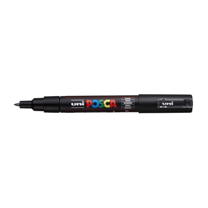 MARCADOR UNI POSCA PC-1M PUNTA FINA NEGRO