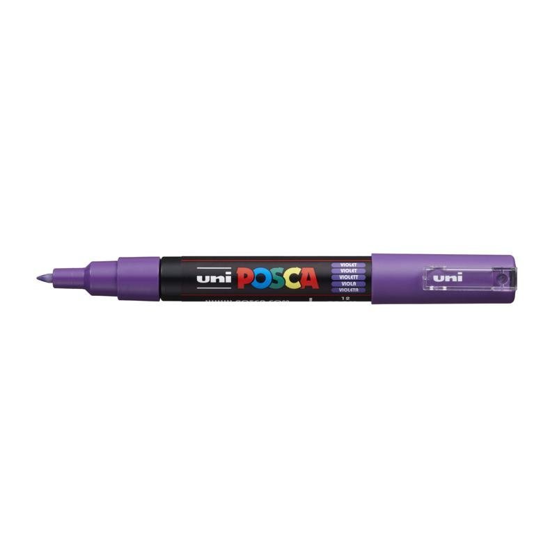 MARCADOR UNI POSCA PC-1M PUNTA FINA VIOLETA