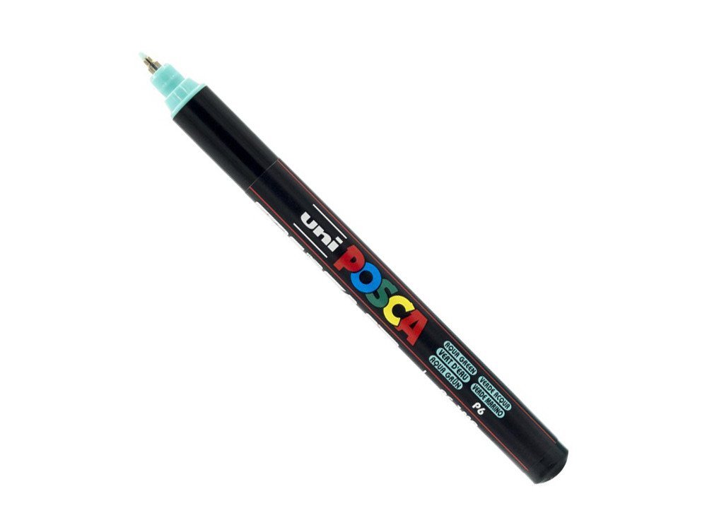 MARCADOR UNI POSCA PC-1MR PUNTA U.FINA VERDE AGUA