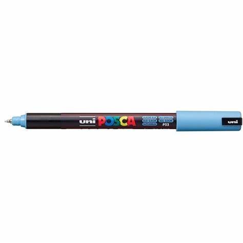 MARCADOR UNI POSCA PC-1MR PUNTA U.FINA AZUL GRACIAR