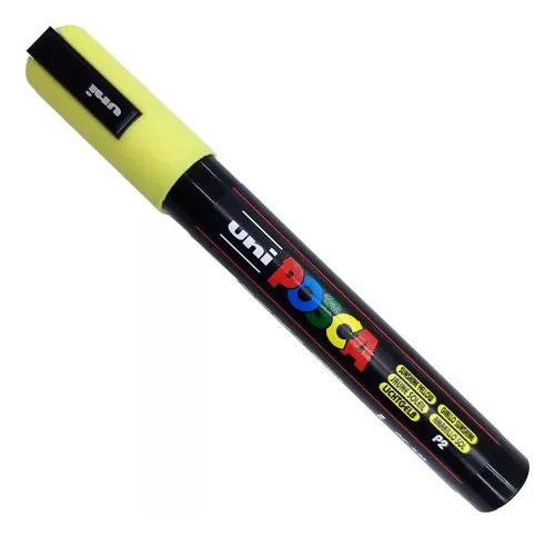 MARCADOR UNI POSCA PC-3M PUNTA MEDIA AMARILLO SOL
