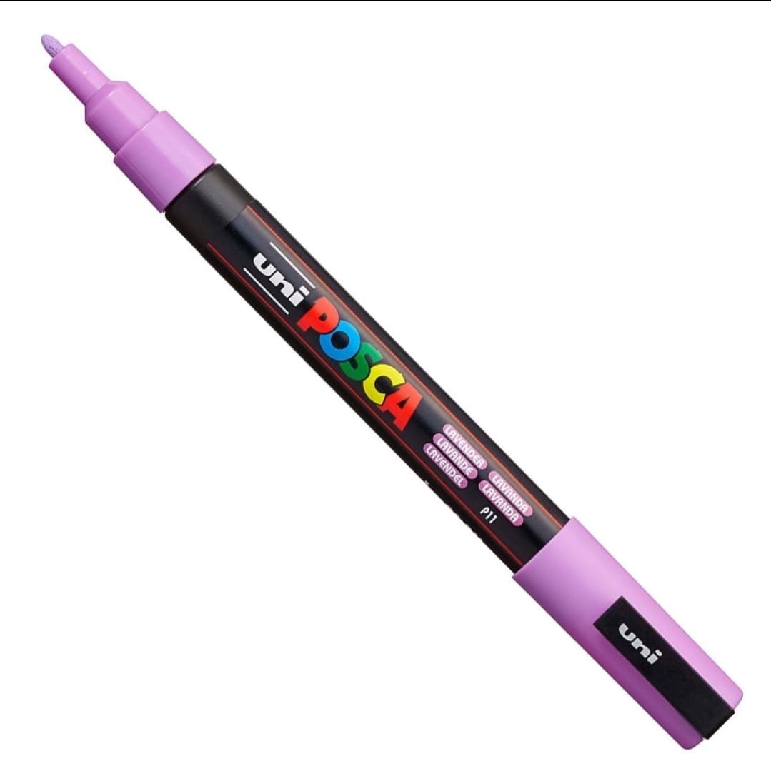 MARCADOR UNI POSCA PC-3M PUNTA MEDIA LAVANDA