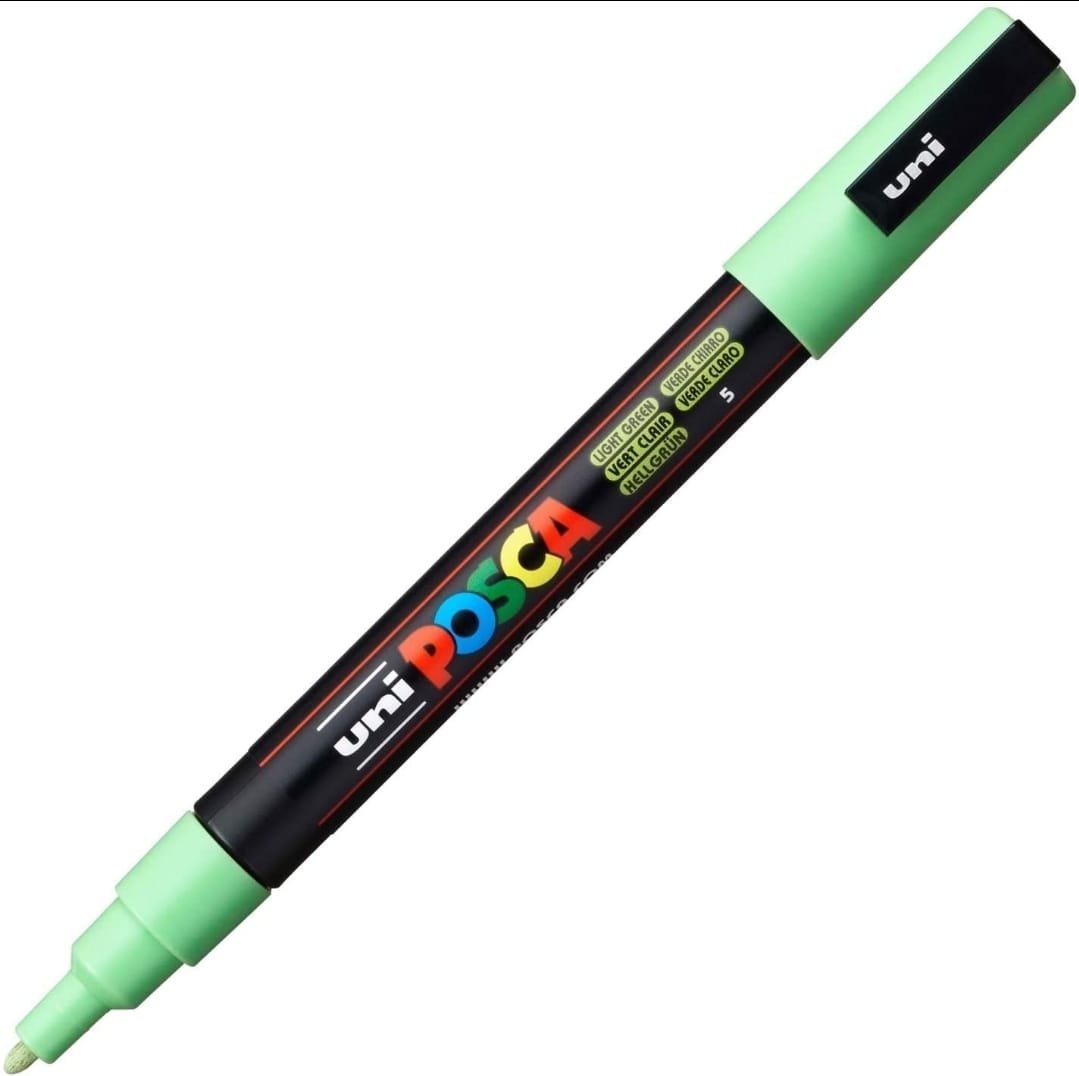 MARCADOR UNI POSCA PC-3M PUNTA MEDIA VERDE CLARO