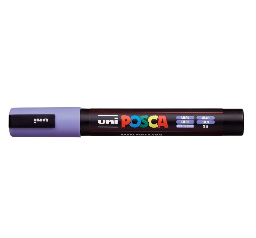 MARCADOR UNI POSCA PC-5M PUNTA GRUESA LILA