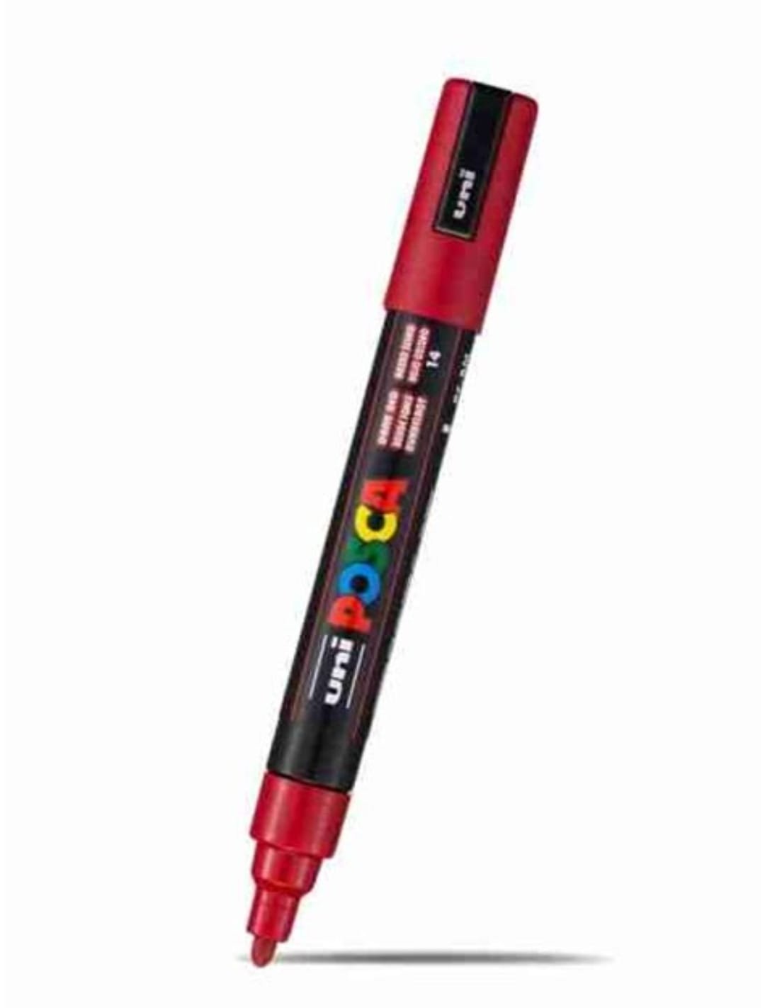 MARCADOR UNI POSCA PC-5M PUNTA GRUESA ROJO OSCURO