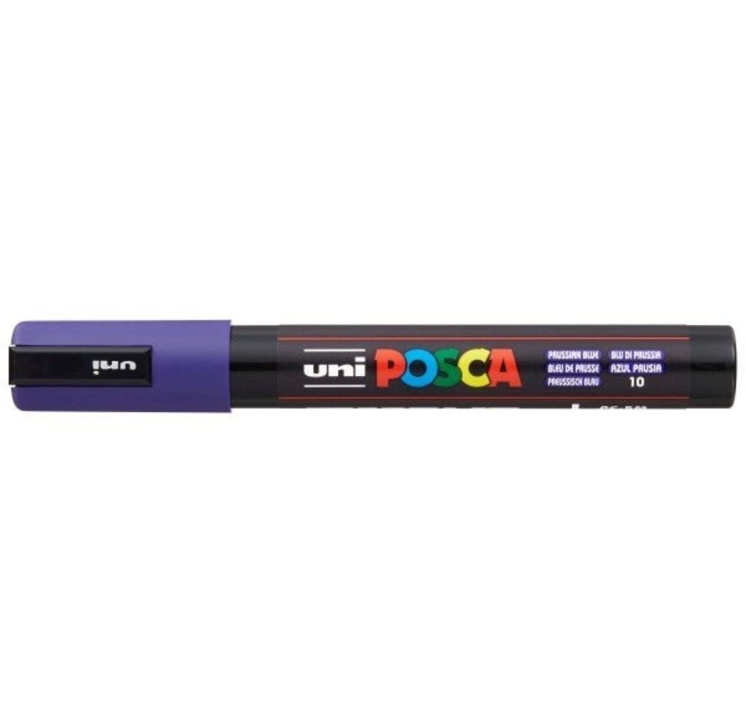MARCADOR UNI POSCA PC-5M PUNTA GRUESA AZUL PRUSSIAN