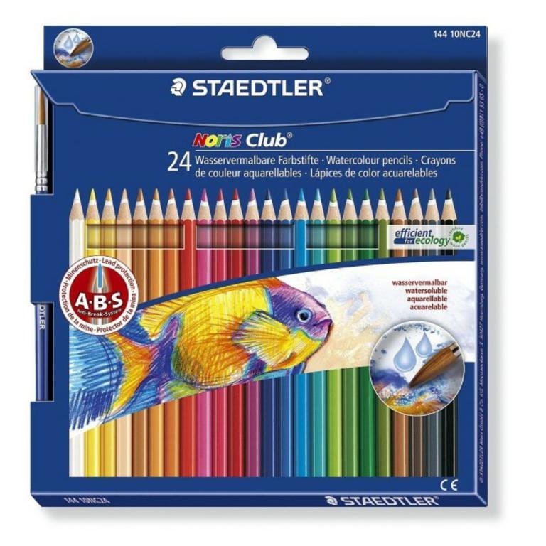 LAPIZ STAEDTLER ACUARELABLE x 24 COLORES