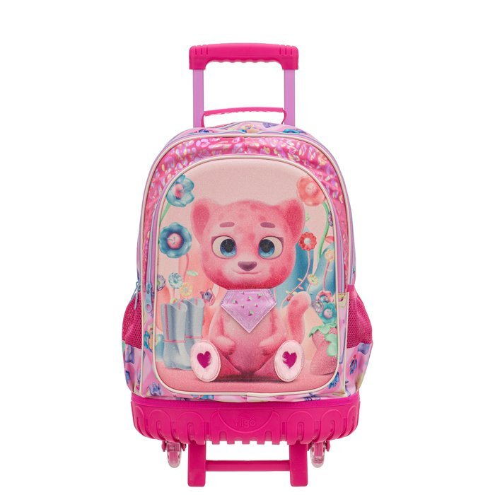 Mochila Filgo 3D 18″, con carrito / Leoparda  MO26-T3D-020