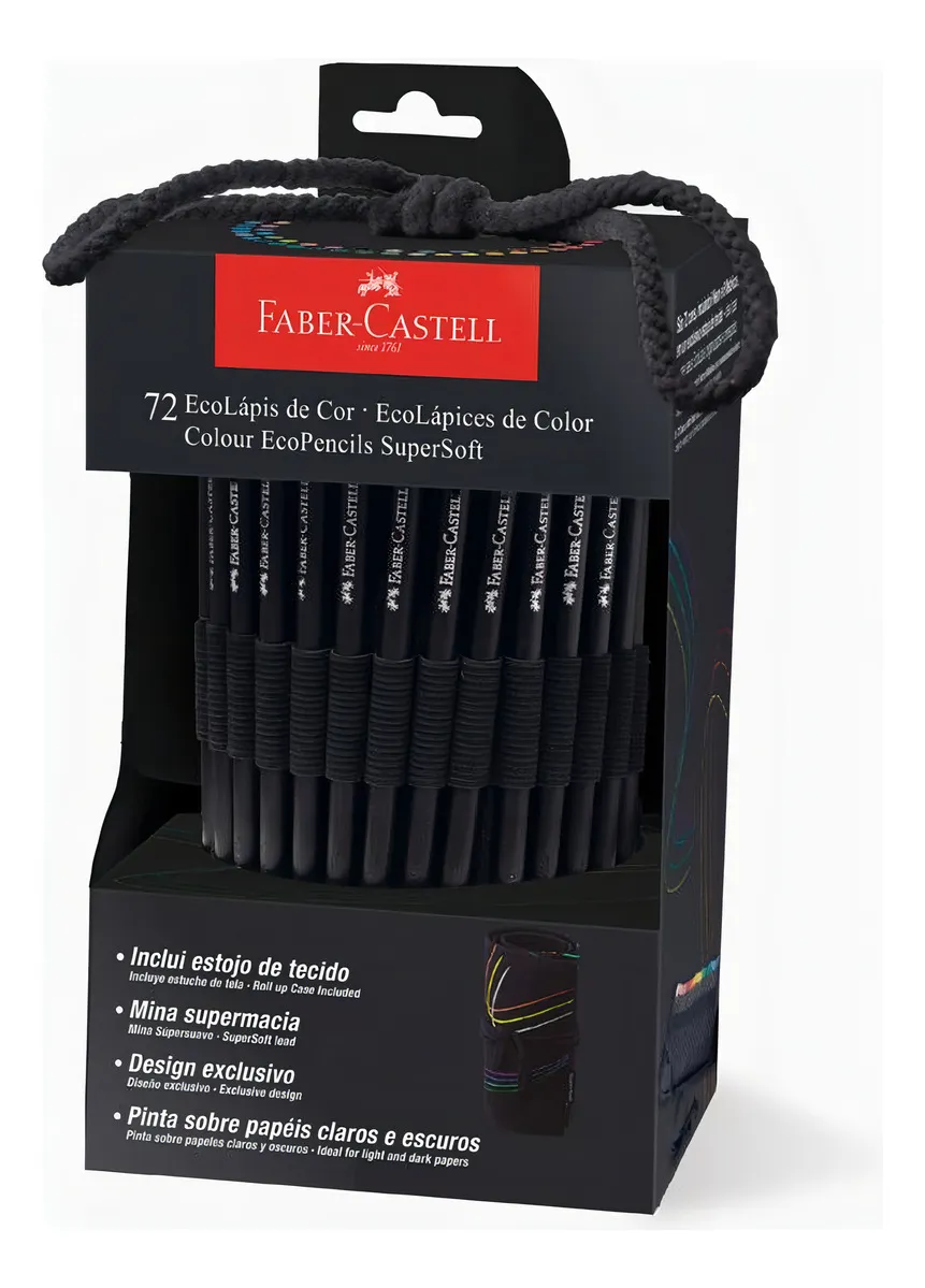 LAPIZ FABER CASTELL ECOLAPIZ SUPERSOFT x 72   120772