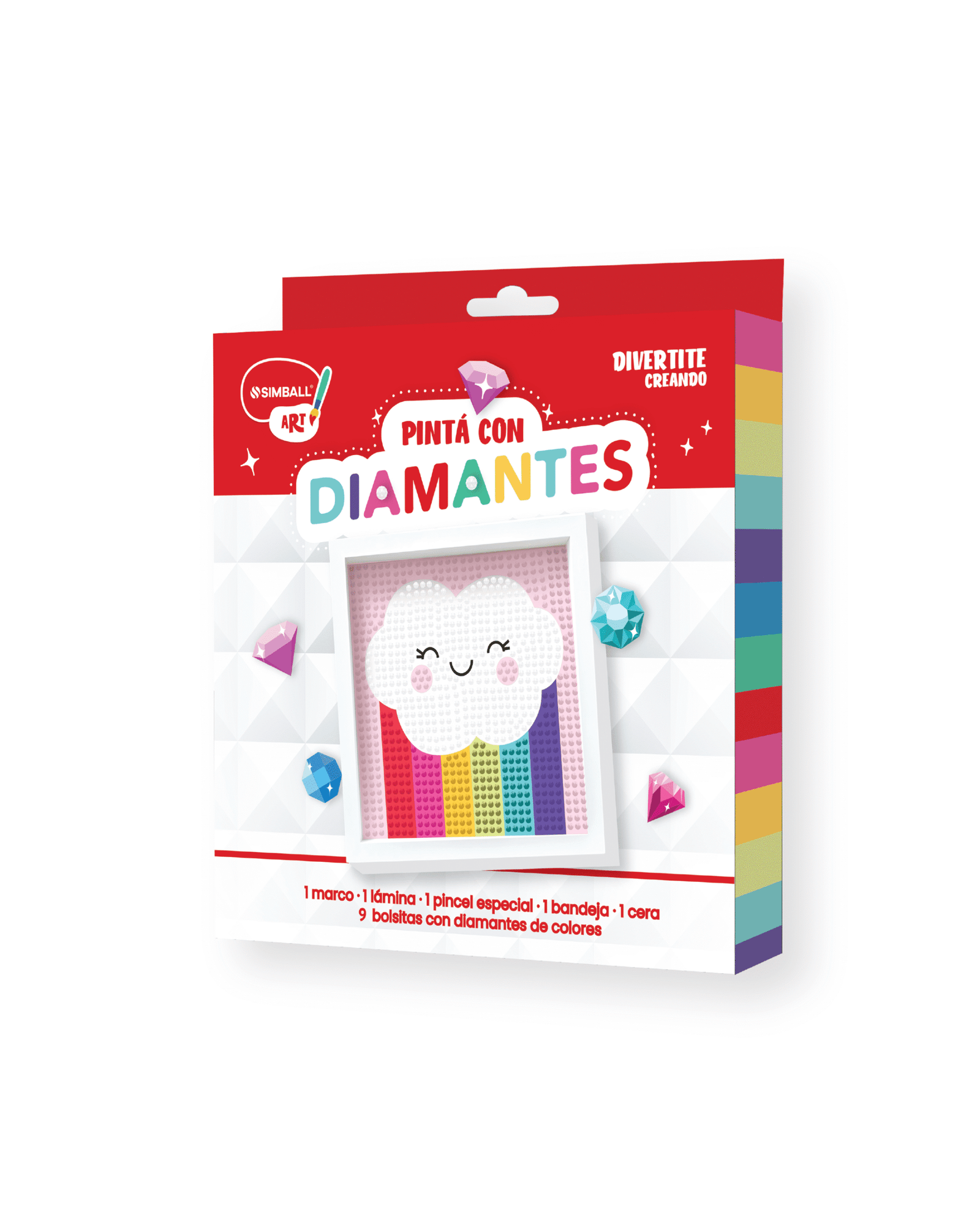 PINTA CON DIAMANTE SIMBALL NUBE
