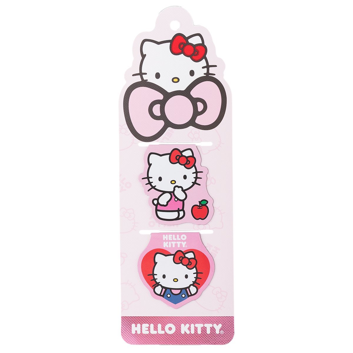 MOOVING AT WORK HELLO KITTY MAGNETIC BOOKMARK x 2     1652140105