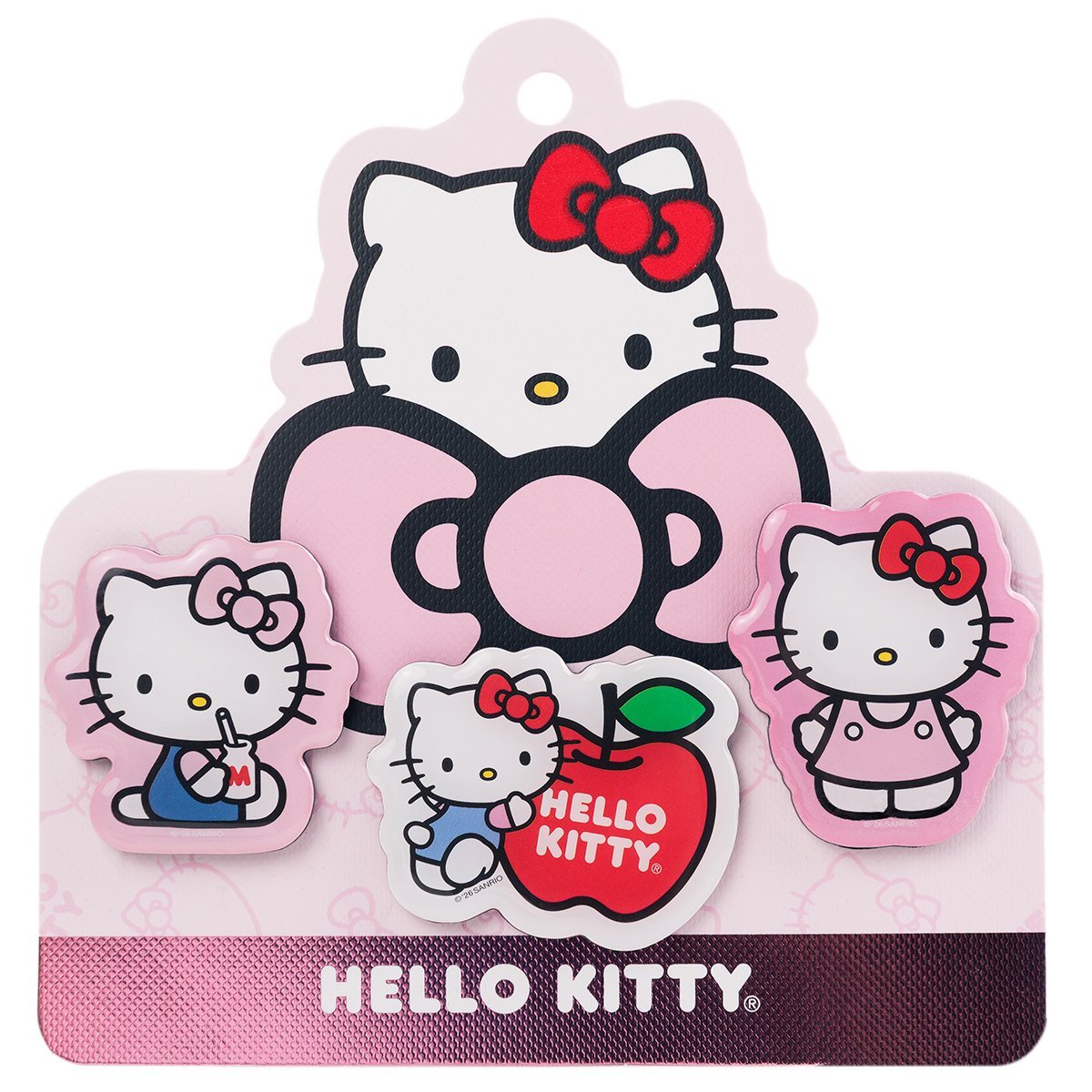 MOOVING AT WORK HELLO KITTY EPOXY MAGNETS x 3     1652050603