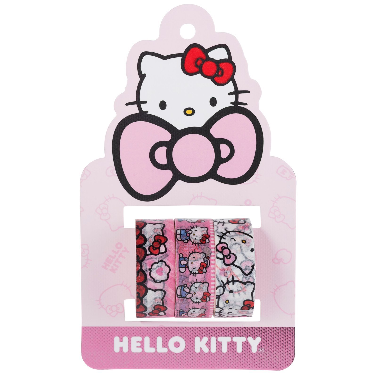 MOOVING AT WORK HELLO KITTY WASHI TAPE 1.5 CM x 3 M x 3 UN.   1652110102