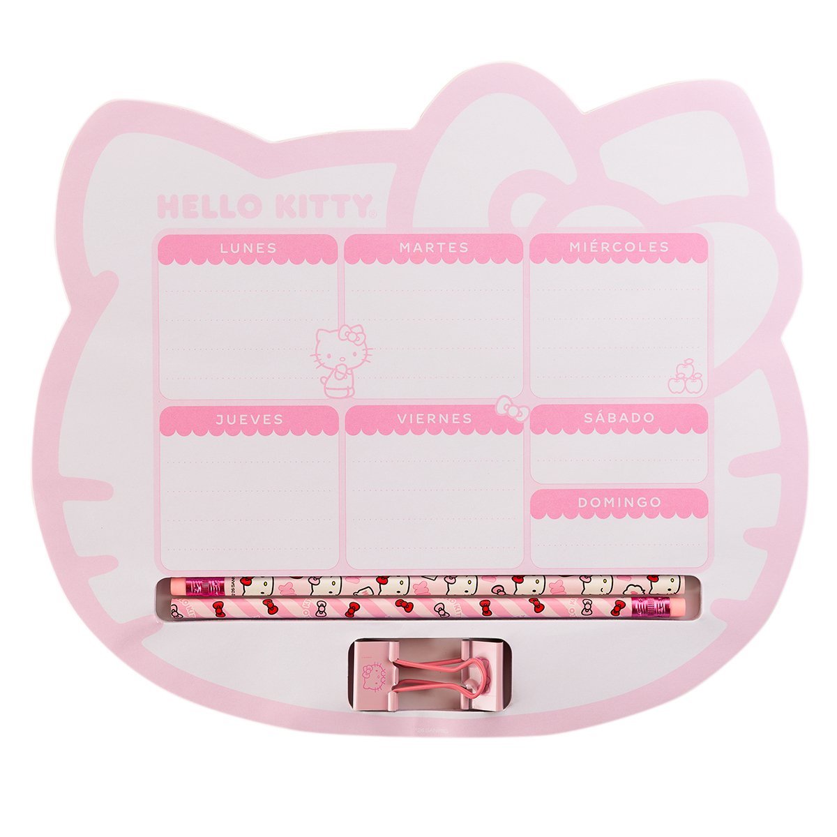 MOOVING AT WORK HELLO KITTY PLANNER SEMANAL CON ACCESORIOS 1652120401