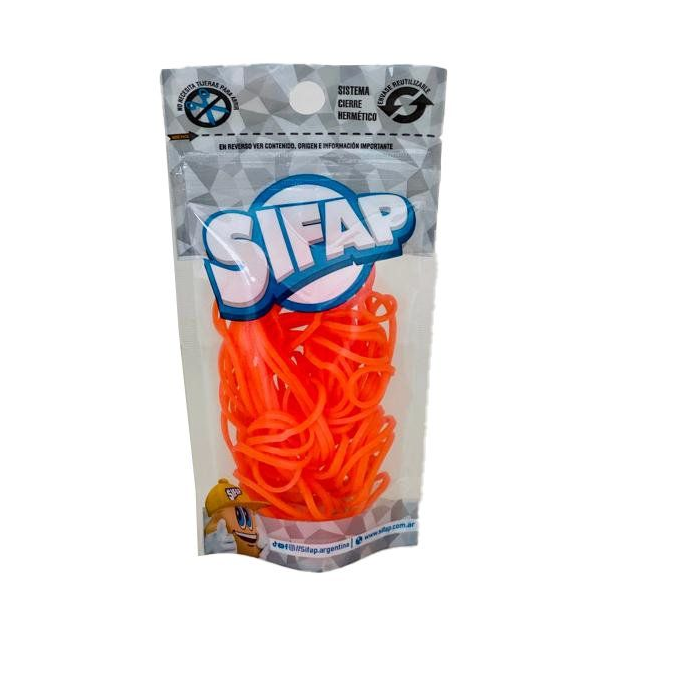 BANDAS ELASTICAS SIFAP x 16 GRS NARANJA