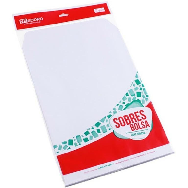SOBRE BOLSA BLANCO 2722 22,9×,32,4 x 10 UNIDADES