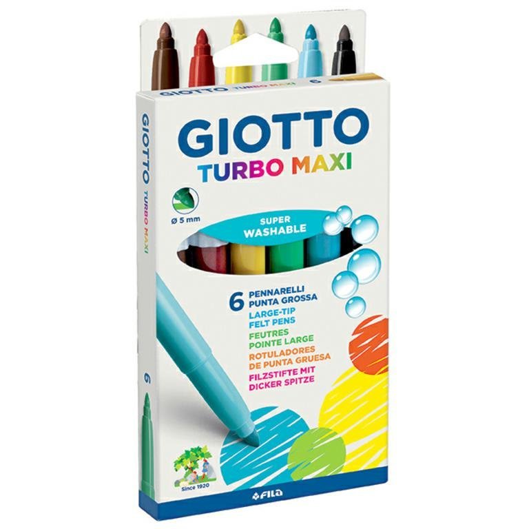 MARCADOR GIOTTO TURBO MAXI X  6