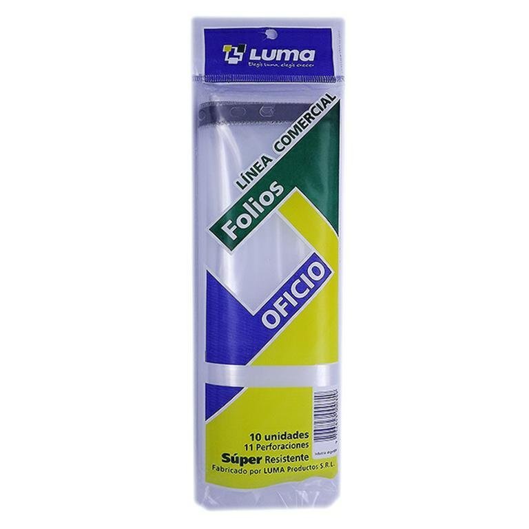FOLIO OFICIO   x  10 U SUPER        LUMA