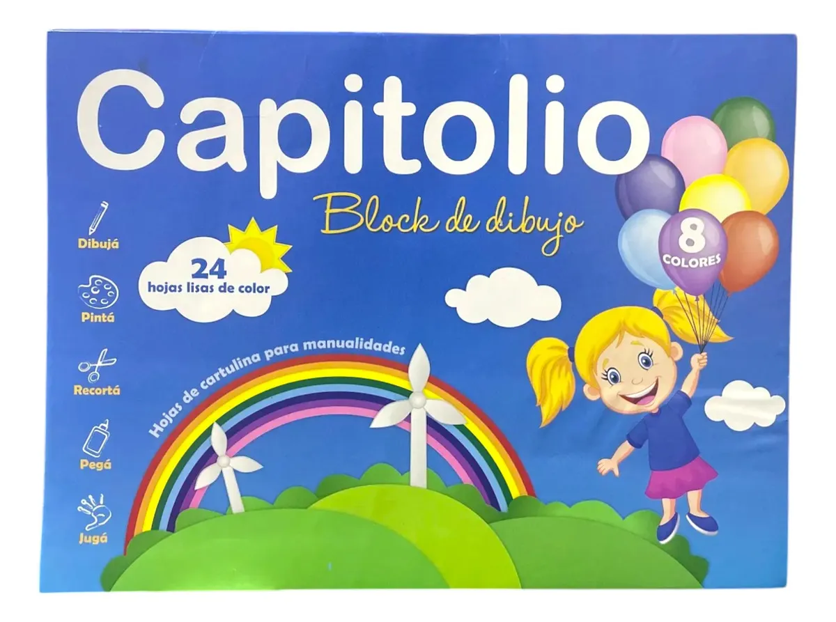 BLOCK CAPITOLIO DIBUJO COLOR N 5  24 HOJAS 6351