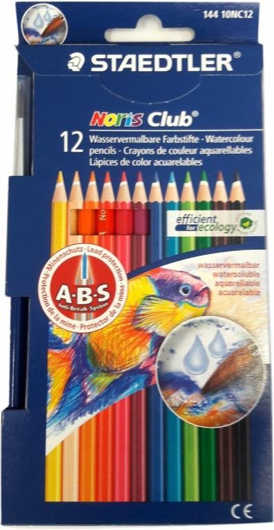 LAPIZ STAEDTLER ACUARELABLE x 12 COLORES