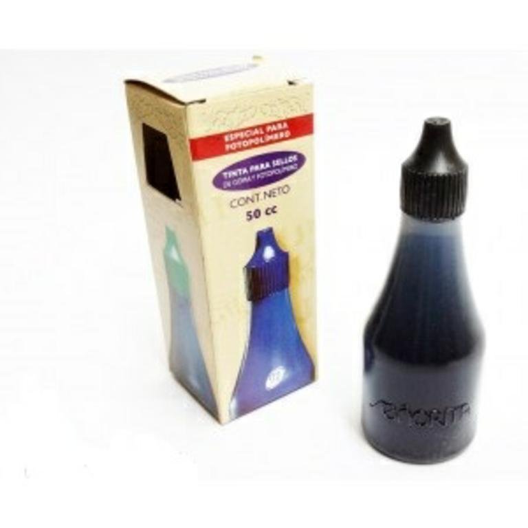 TINTA SELLO GOMA STA 50CC NEGRO   30102