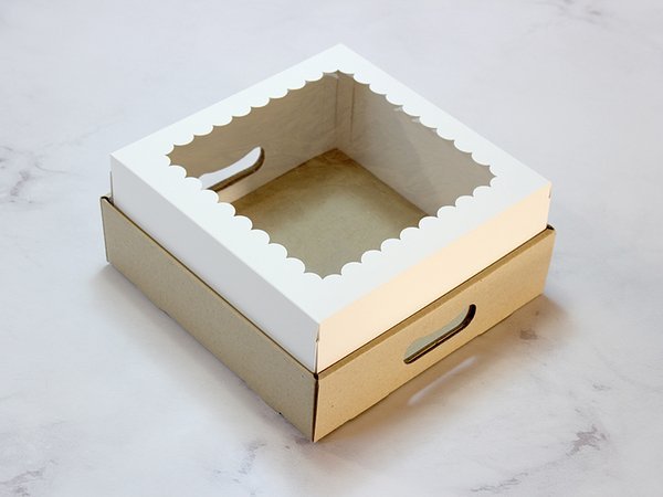 CAJA CON VENTANA Y TAPA 25×,25             CMC25010