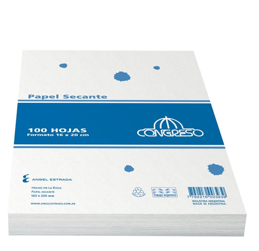 PAPEL SECANTE CONGRESO 16×,20 x 100 H