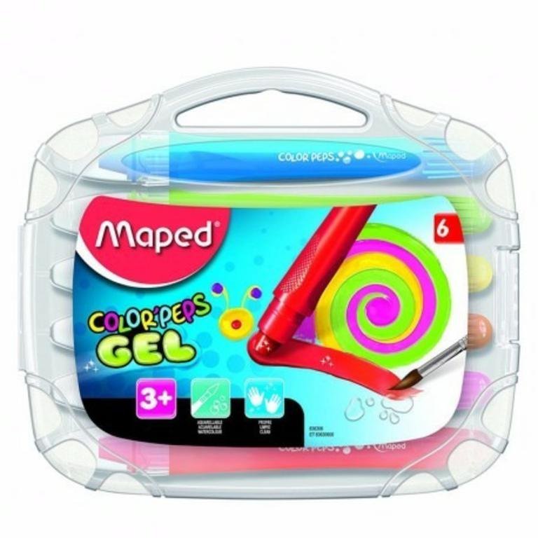 CERA MAPED GEL COLORPEPS x 6 COLORES        836306