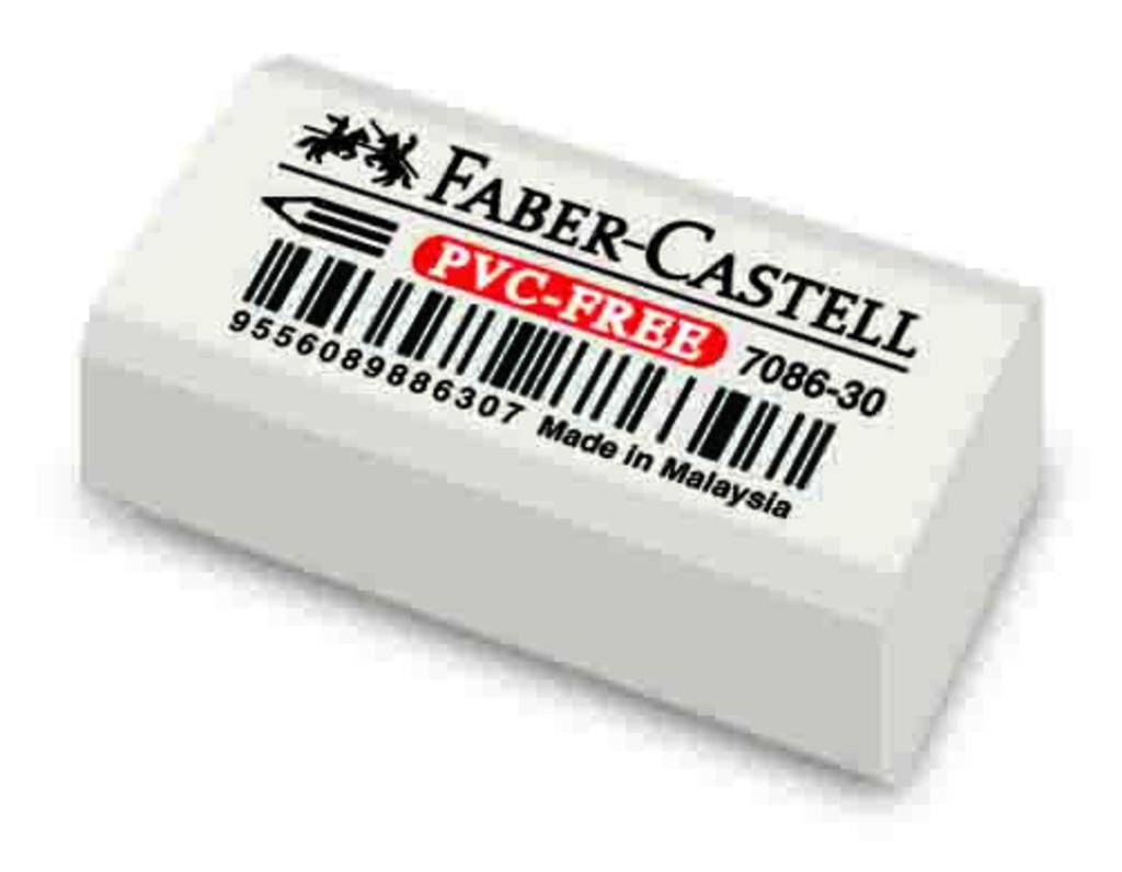GOMA BORRAR FABER CASTELL LAPIZ X1  7086