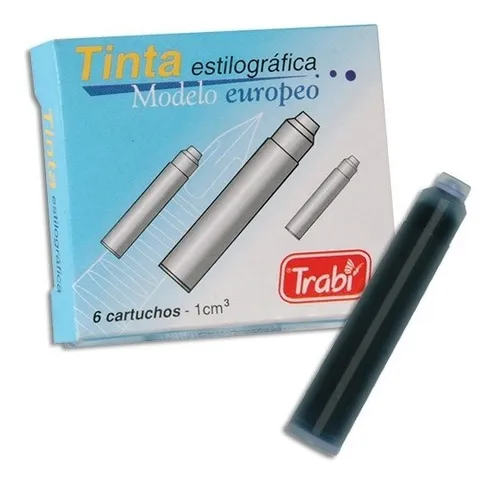 CARTUCHO TRABI x 6 NEGRO