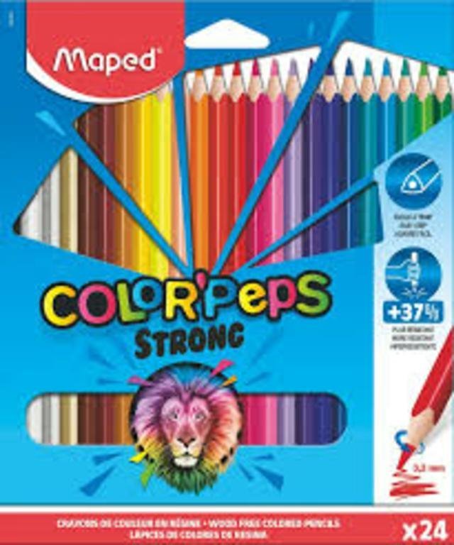 LAPIZ MAPED COLOR PEPS STRONG x 24 COLORES