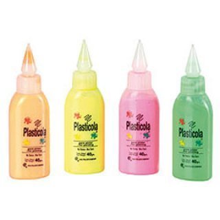 ADHESIVO PLASTICOLA     40 G FLUO AMARILLO