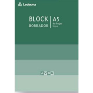 BLOCK AVON A5 80 HOJAS LISAS