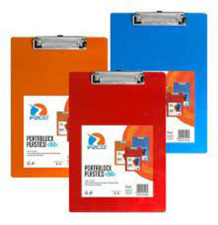 PORTA BLOCK EZCO PLASTICO OFICIO