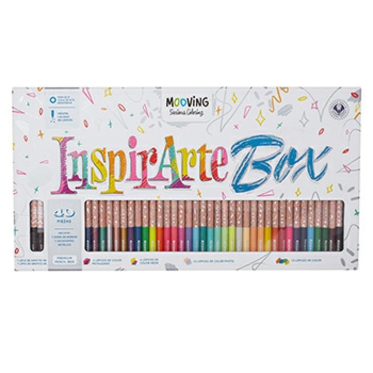 LAPIZ COLORING INSPIRARTE BOX x 40 PIEZAS 3019940