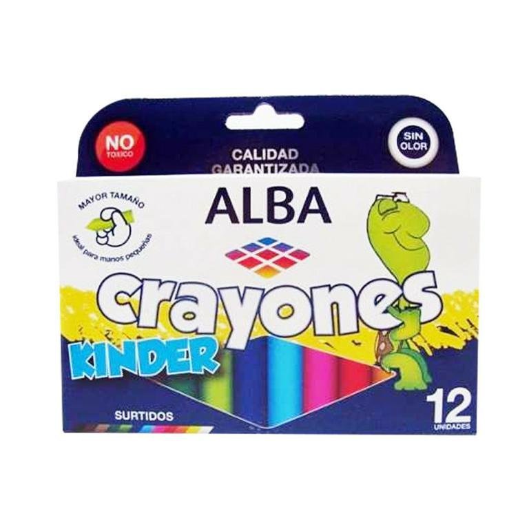 CERA ALBA KINDER X 12 COLORES               866