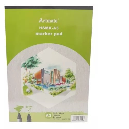 BLOCK ARTMATE P/MARCADORES A3 100 GRS AHSMK-A3
